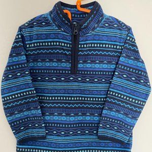 OSHKOSH BOY'S Sweater-Fleece Half-Zip Sweatshirt SIZE - 3T